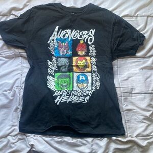 Large black Marvel Avengers shirt. New